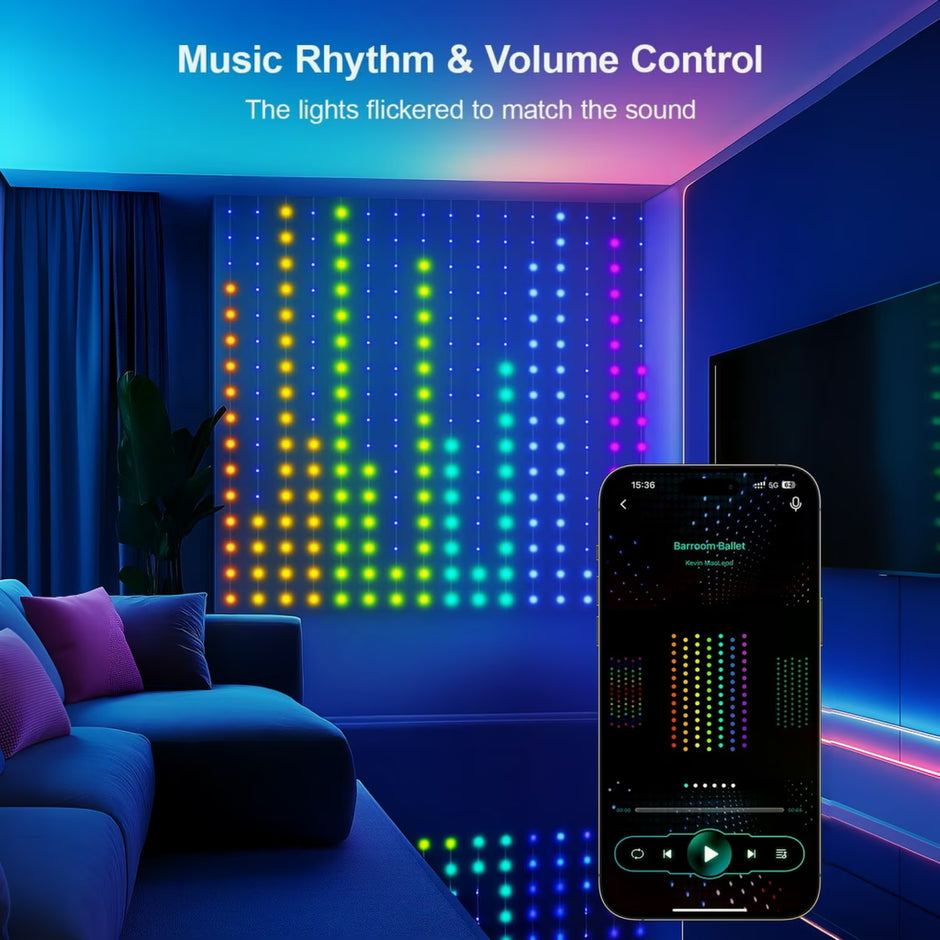 MIMIRGB Smart LED Curtain Lights