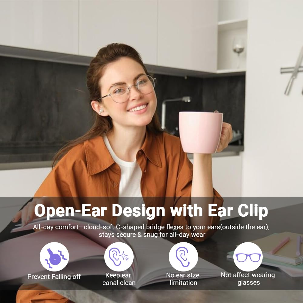 Waterproof clip-on earphones