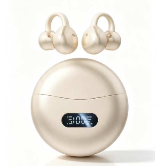 Waterproof clip-on earphones