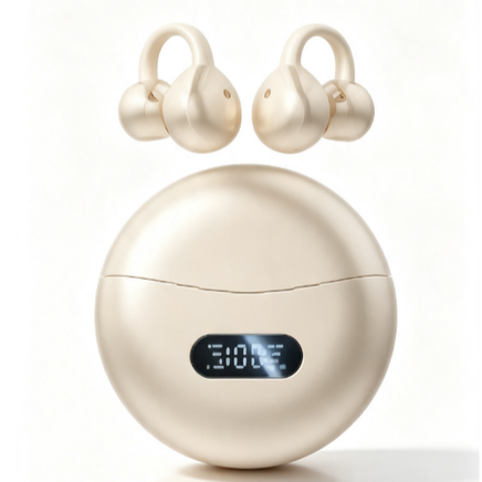 Waterproof clip-on earphones