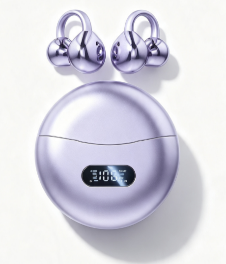 Waterproof clip-on earphones