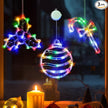 LOLStar Halloween Window Lights, 3 Pack Pumpkin, Spider, Witch Hat Lights | Halloween Decoration Lights, 2026 Upgraded Dyed Design, 8 Flashing Modes, Timer, Battery Operated, Suction Cup, Indoor Lights