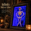 💀Dancing Skeleton Infinity Mirror Frame | Stunning Depth LED Decor, Perfect Halloween Gift For Gothic Style Fans