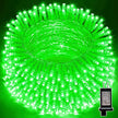 LAMPHOME 165ft Halloween Lights, 500 LED Transparent Wire Fairy Starry String Light Plug in, 16Lighting Modes for Indoor Outdoor Xmas Tree Wedding Party Decoration