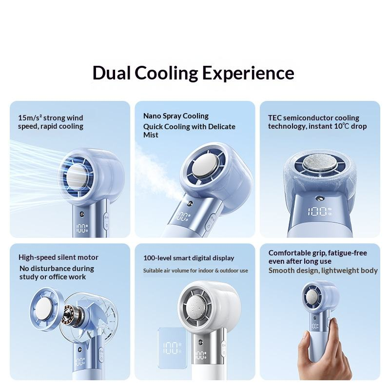 New handheld misting fan