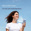 New handheld misting fan