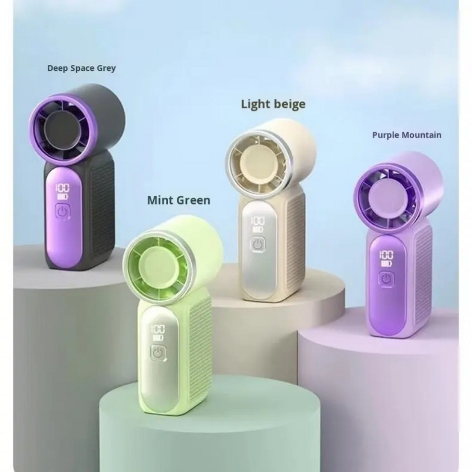 Portable rechargeable turbo fan
