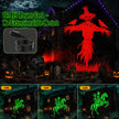 12-in-1 Halloween Projector Lights, Outdoor Dynamic Halloween Projector | with Motion Effects, Clown Skeleton Spider Pumpkin Patterns, Holiday Projection Light for Yard Wall Window Garage Decorations